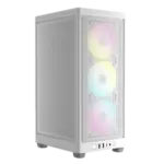 מארז למחשב CORSAIR 2000D RGB White AIRFLOW Mini-ITX לבן