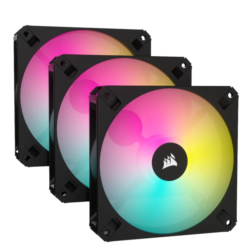 קיט 3 מאווררים 120 CORSAIR iCUE AR120 Digital RGB PWM Triple Pack קיט 3 מאווררים 120 CORSAIR iCUE AR120 Digital RGB PWM Triple Pack – תמונה 1