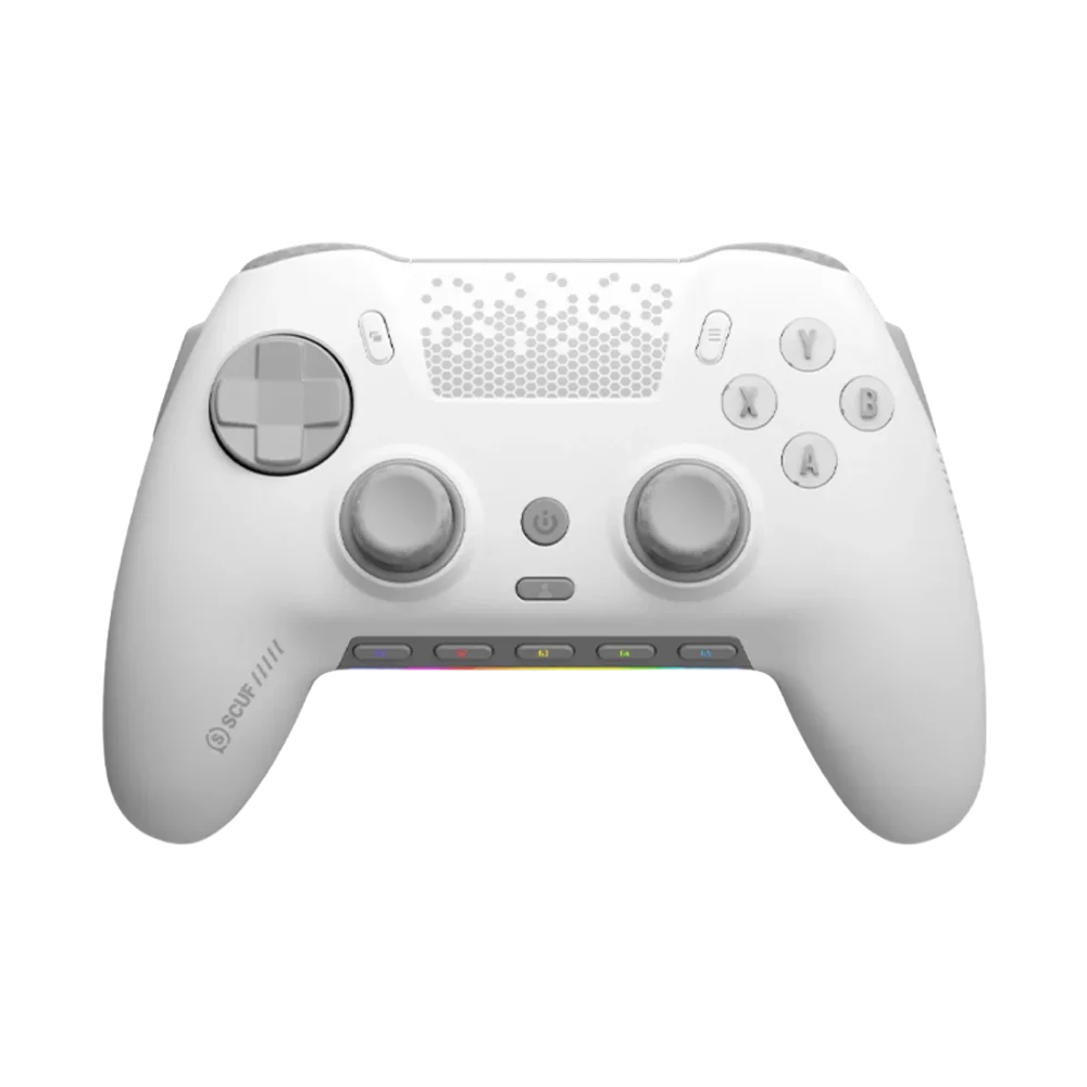 בקר גיימינג אלחוטי דגם Envision Pro V2 With Hall Effect בצבע לבן מבית SCUF בקר גיימינג אלחוטי דגם Envision Pro V2 With Hall Effect בצבע לבן מבית SCUF – תמונה 1