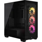 מארז מחשב דגם 3500X ARGB Mid-Tower בצבע שחור מבית Corsair