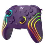 בקר גיימינג אלחוטי ל-Nintendo Switch 2 דגם Afterglow Wave Wireless Controller בצבע סגול מבית Turtle Beach
