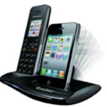 טלפון אלחוטי DECT חיבור בזק + תחנת עגינה וטעינה לאייפון + חיבור BT לטלפון חכם ( עד שני ניידים ), תפריט עיברית , מסך צבעוני.