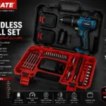 סט מקדחה אלחוטית YABATE 21V עם 24 חלקים