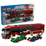 ⁦לגו City - משאית F1® עם מכוניות F1® של RB20 ו-AMR24 (60445)⁩ – תמונה ⁦2⁩