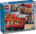 ⁦לגו City - אוטובוס תיירות אדום דו קומתי (60407)⁩ – תמונה ⁦2⁩