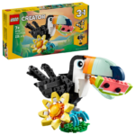 ⁦לגו Creator 3in1 - חיות בר: טוקאן טרופי (31173)⁩ – תמונה ⁦2⁩