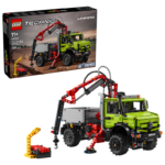 ⁦לגו Technic - Mercedes-Benz Unimog U 5023 עם עגורן (42242)⁩ – תמונה ⁦2⁩