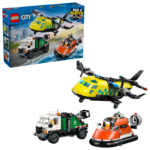 ⁦לגו City - רמיקס של מטוס, משאית שירות ורחפת (60505)⁩ – תמונה ⁦2⁩