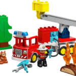 לגו DUPLO® - כבאית עם צינור וכבאי (10473)
