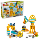 ⁦לגו DUPLO® - אתר בנייה וכלי רכב לעבודות בנייה 3 ב-1 (10476)⁩ – תמונה ⁦2⁩