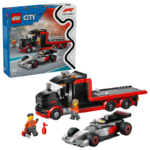 ⁦לגו City - משאית עם מכונית מרוץ ®Audi F1 בתצוגת ®F1 (60493)⁩ – תמונה ⁦2⁩